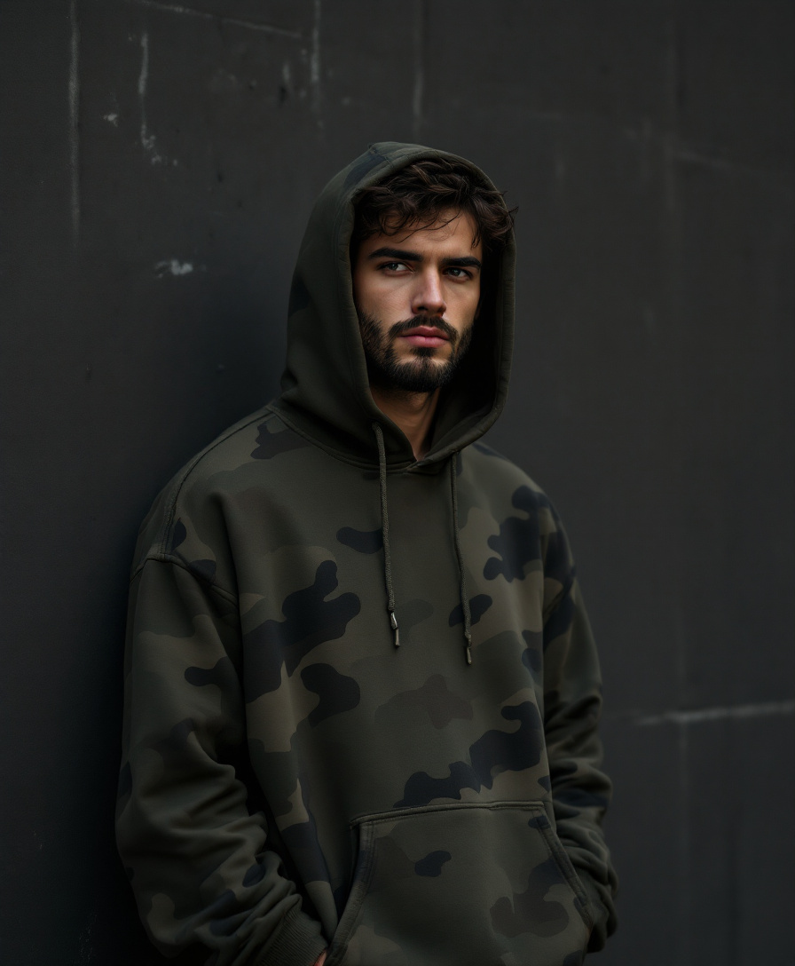 Camo Heavyweight Hoodie